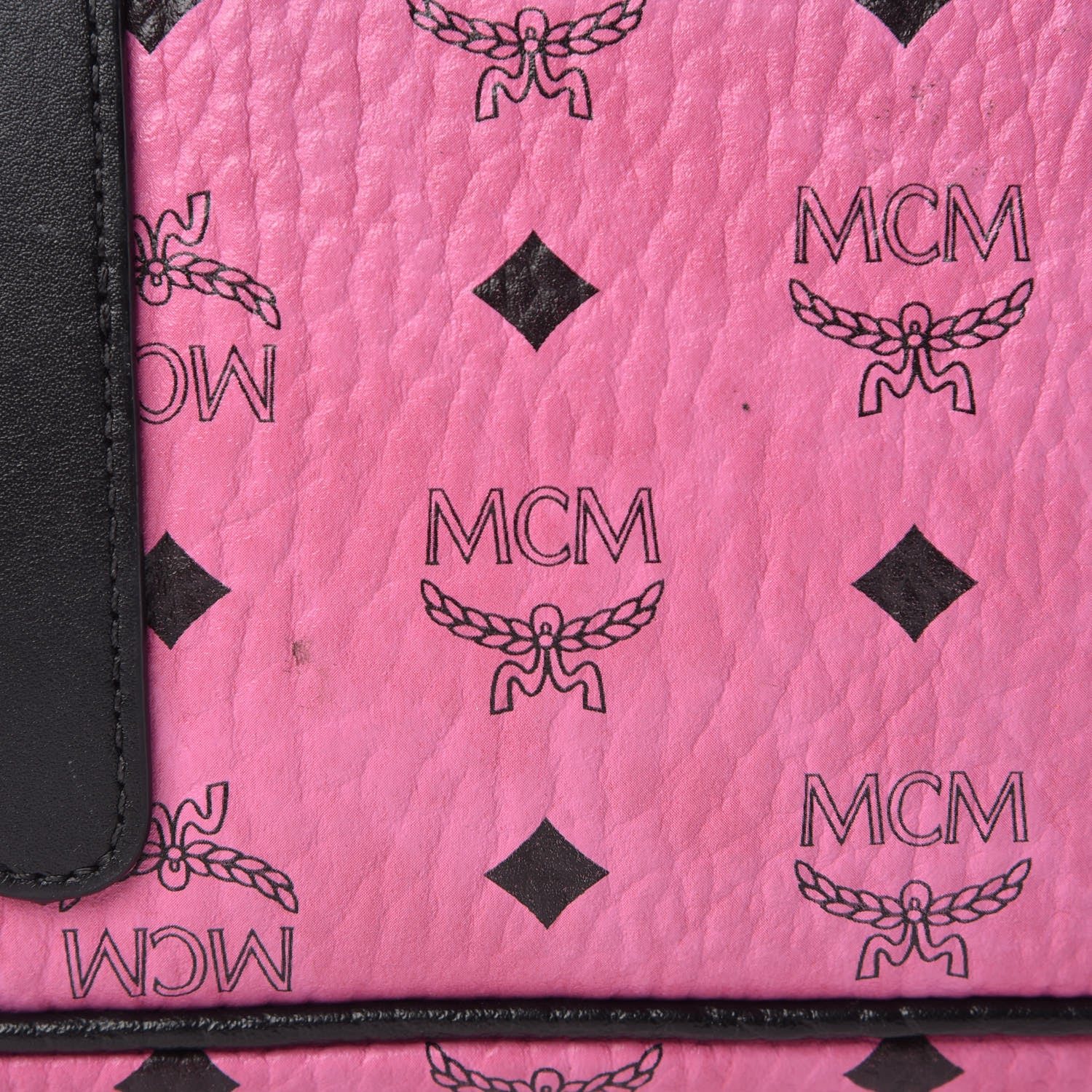 MCM Visetos Medium Liz Reversible Shopper Tote Pink 16 of 20
