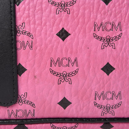 MCM Visetos Medium Liz Reversible Shopper Tote Pink 16 of 20