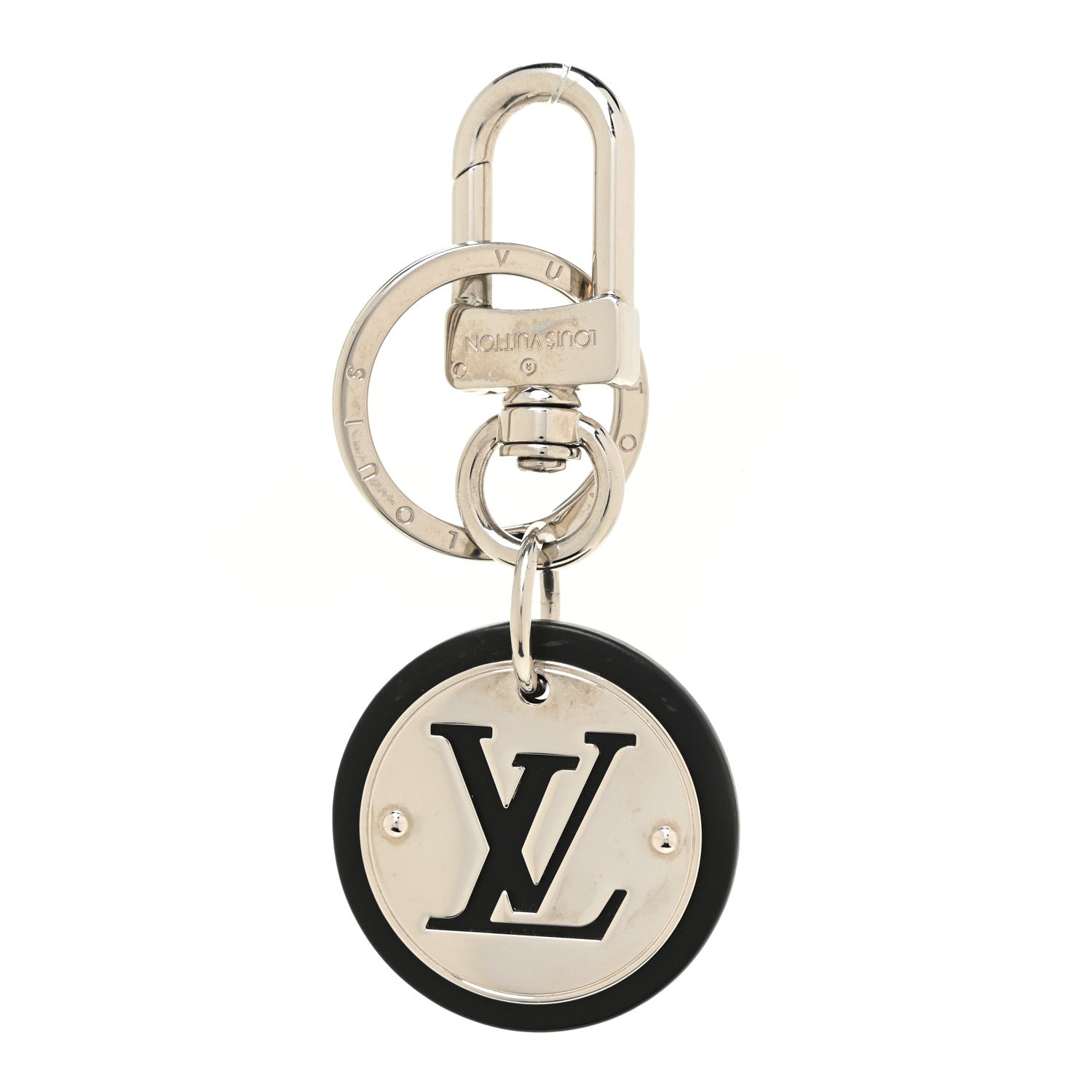 Louis Vuitton LV Cut Circle Key Holder Silver 1 of 3