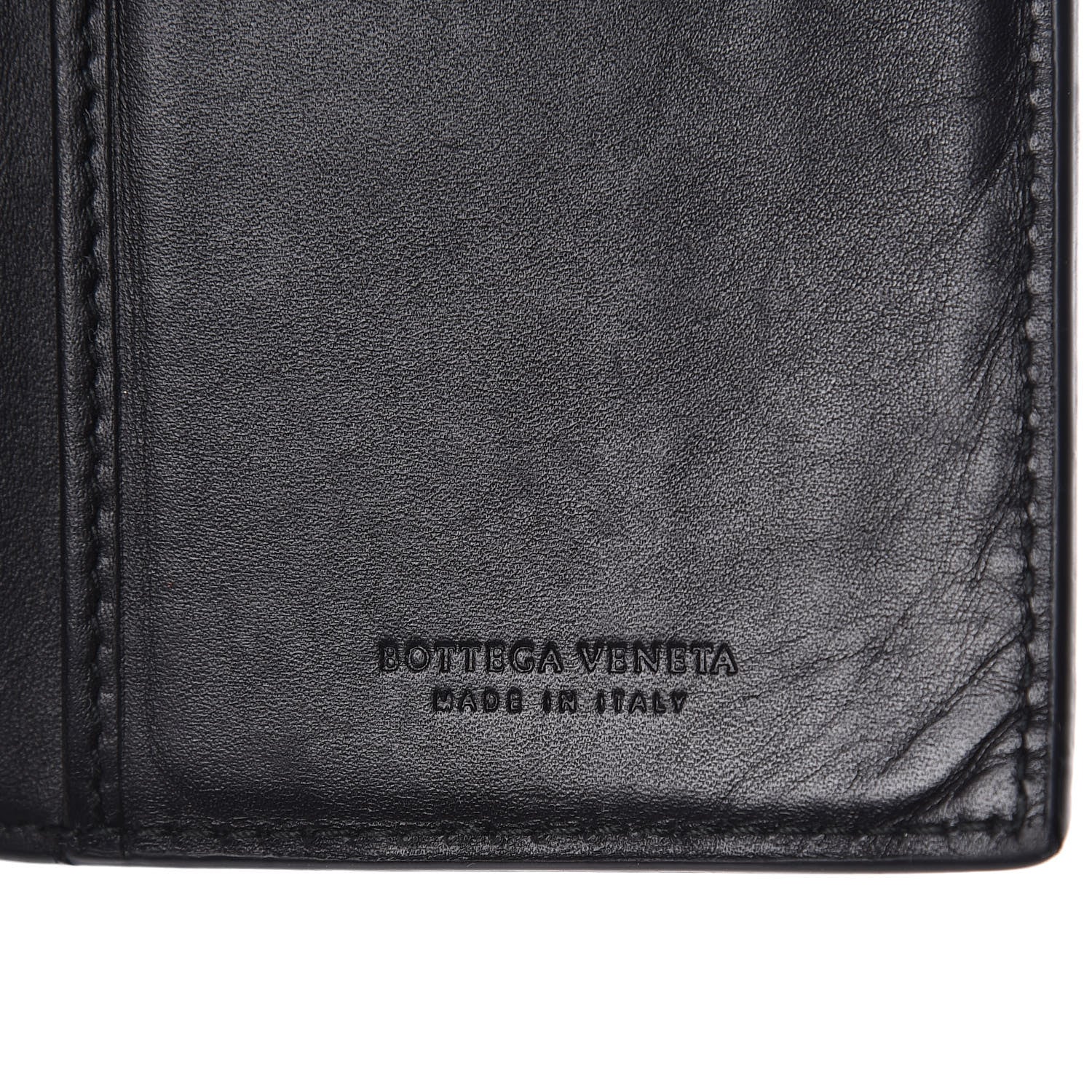 Bottega Veneta Nappa Intrecciato Flap Wallet Black 6 of 6