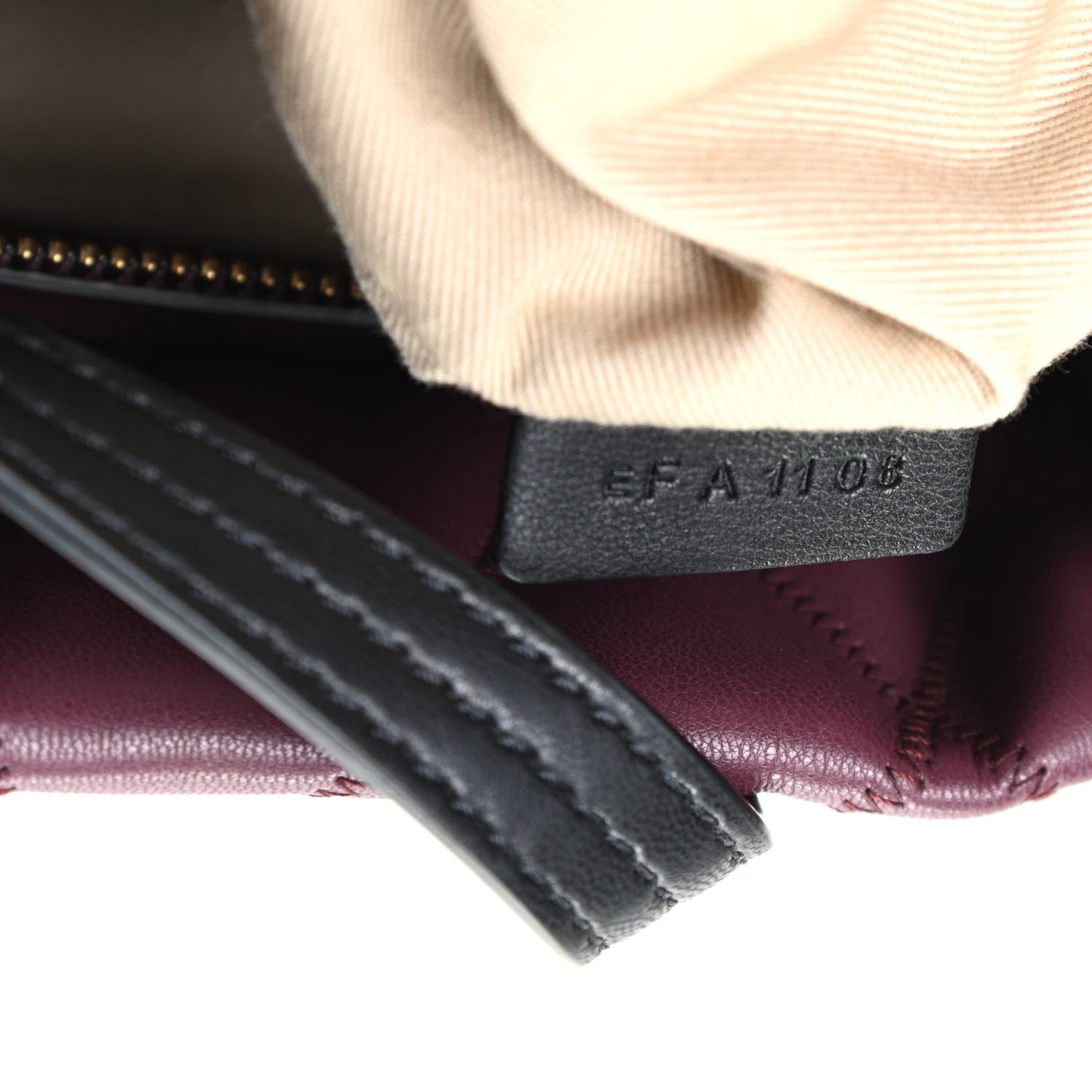 Givenchy Rubberized Canvas Quilted Duo Backpack Aubergine 7 of 9