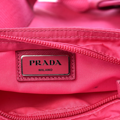Prada Nylon Vela Flat Messenger Bag Fuxia 5 of 12