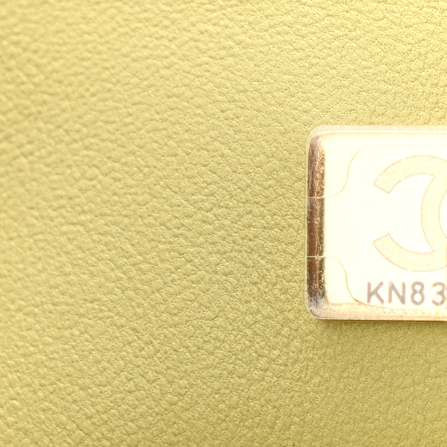 Lambskin Quilted Mini Rectangular Flap Light Green