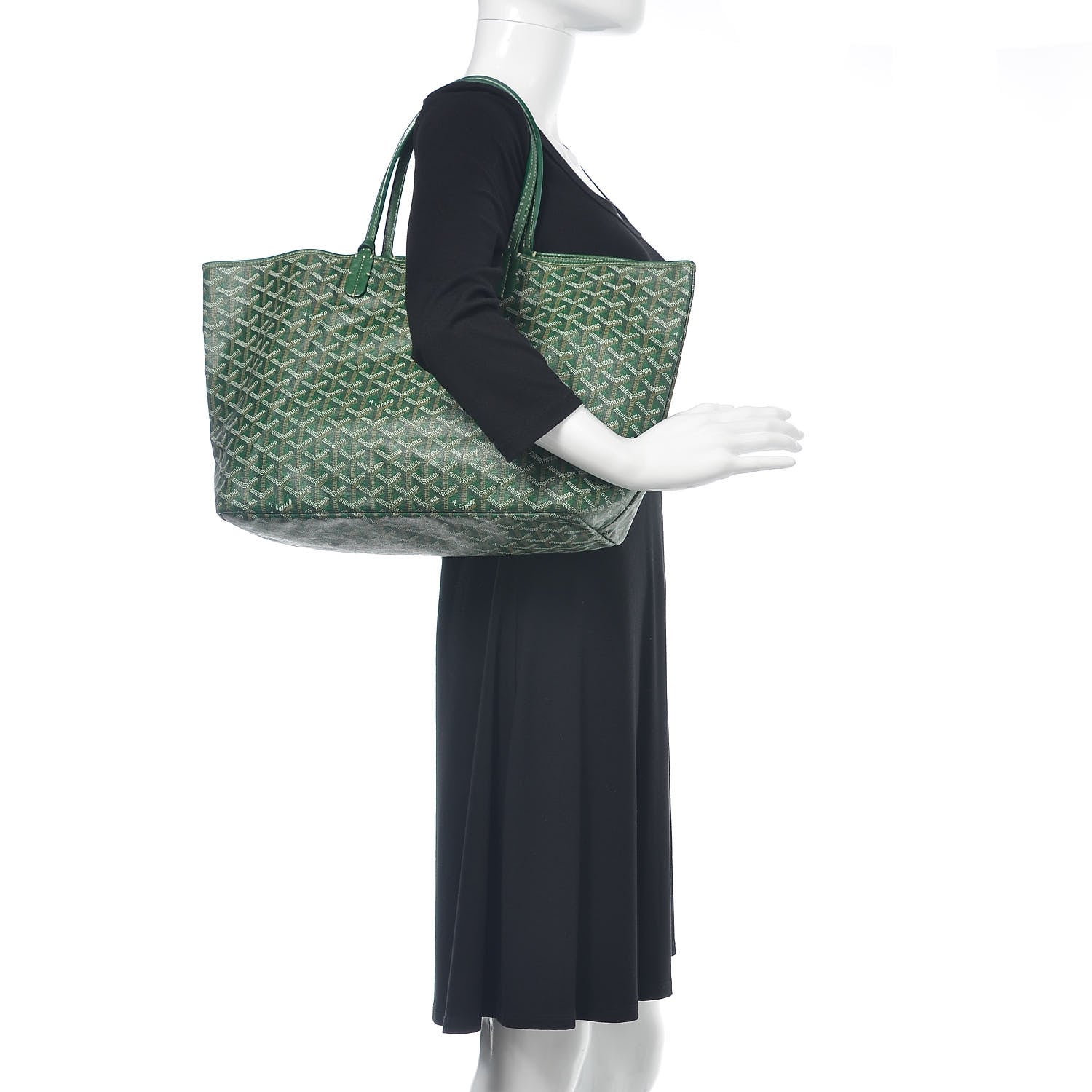 Goyard Goyardine Saint Louis PM Green 2 of 17