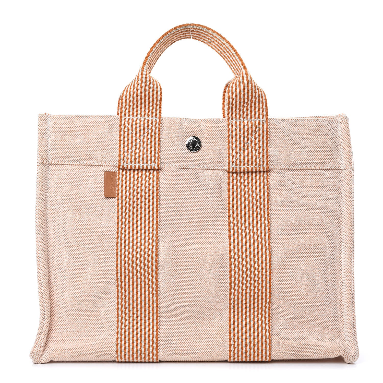 Hermes Cotton Canvas Tout Fourre PM Orange 1 of 11