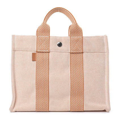 Hermes Cotton Canvas Tout Fourre PM Orange 1 of 11