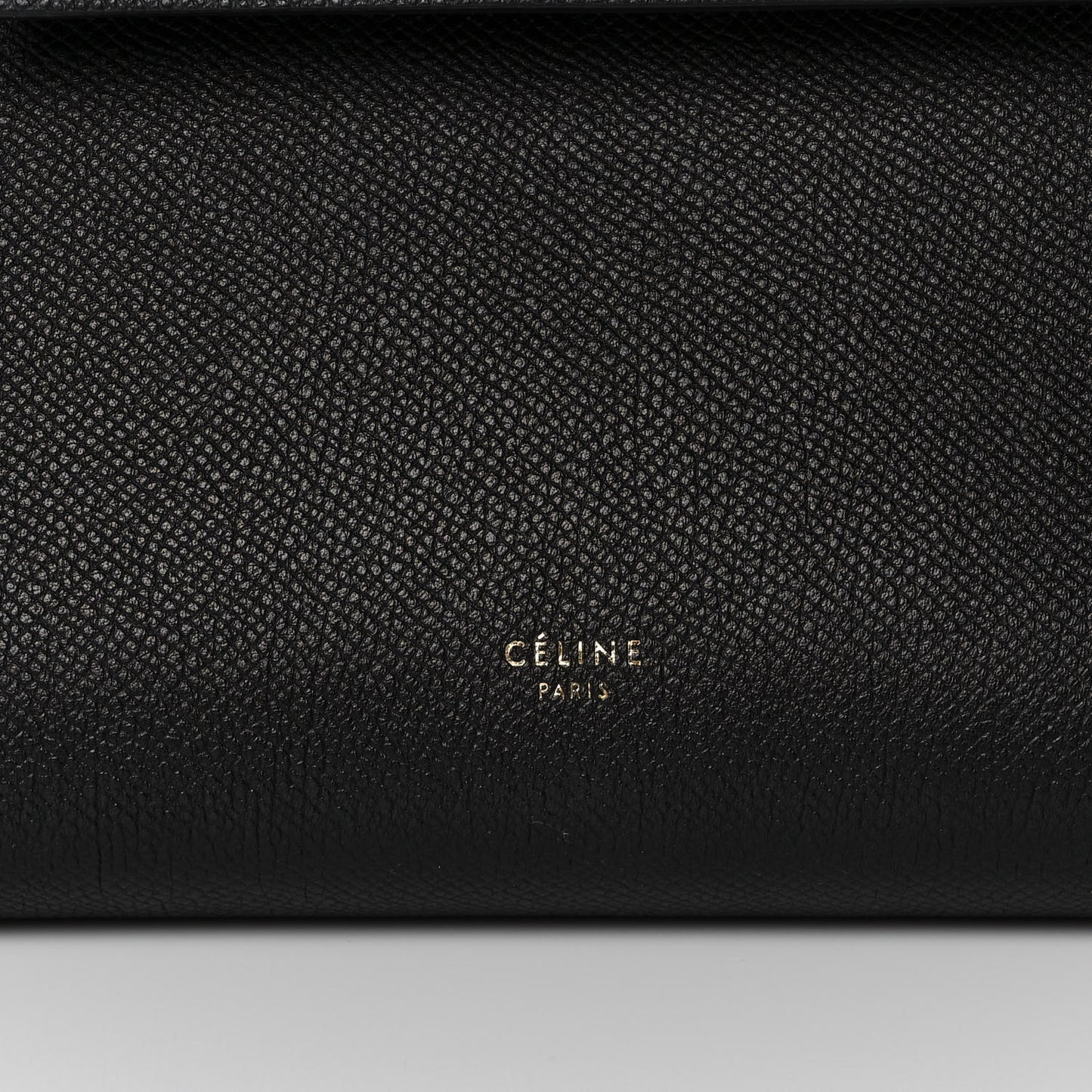 Grained Calfskin Micro Belt Bag Black