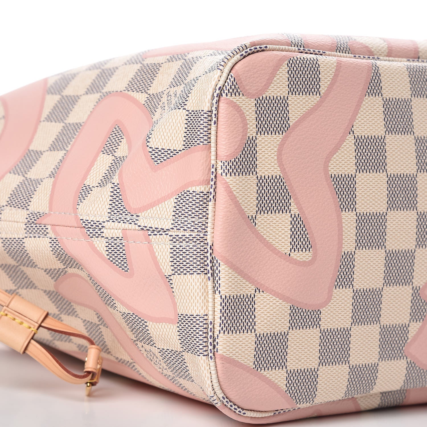 Louis Vuitton Damier Azur Tahitienne Neverfull MM 10 of 12
