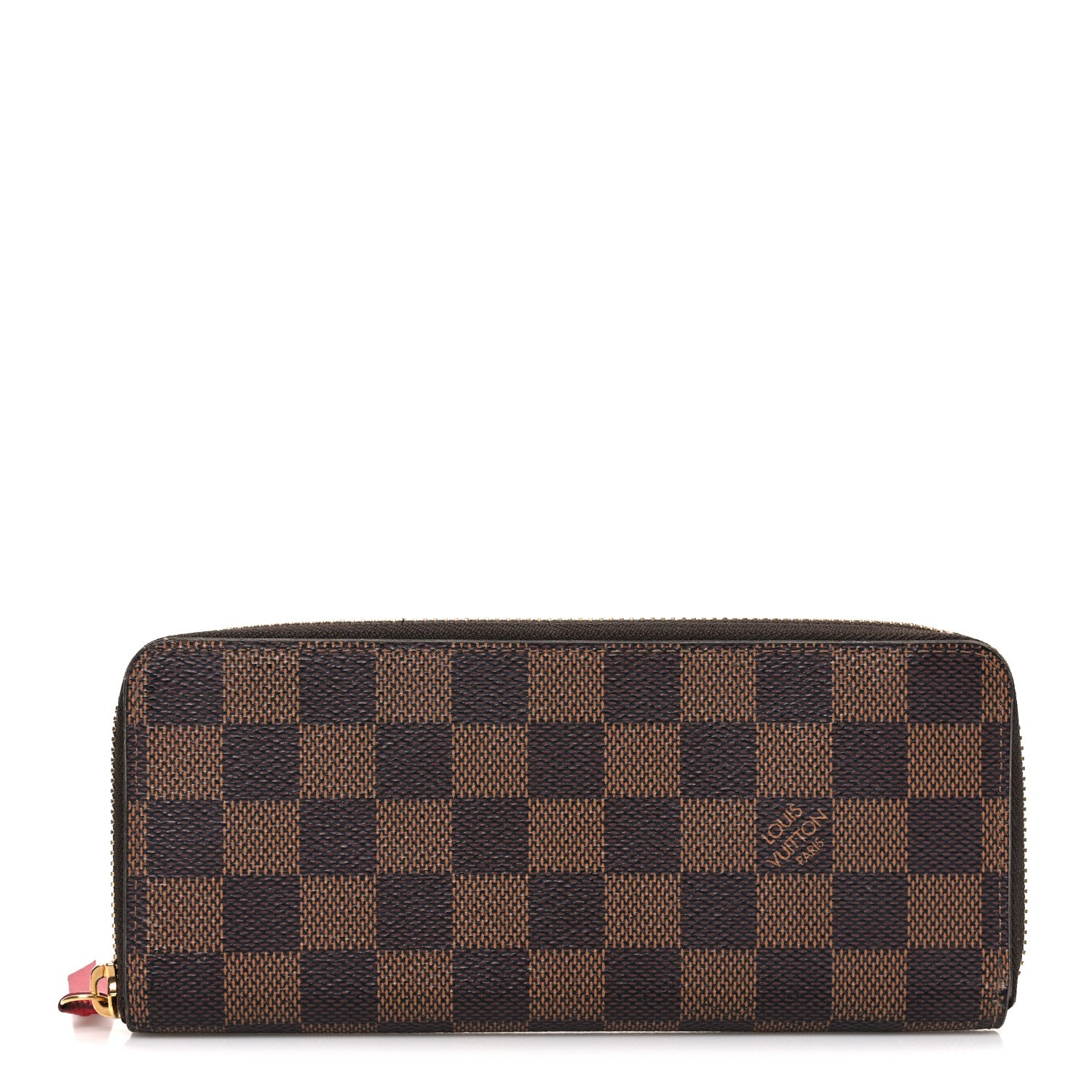 Louis Vuitton Damier Ebene Clemence Wallet Cherry 1 of 6