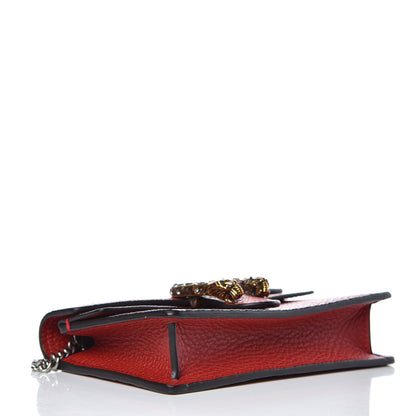 Gucci Calfskin Super Mini Dionysus Shoulder Bag Hibiscus Red 4 of 11