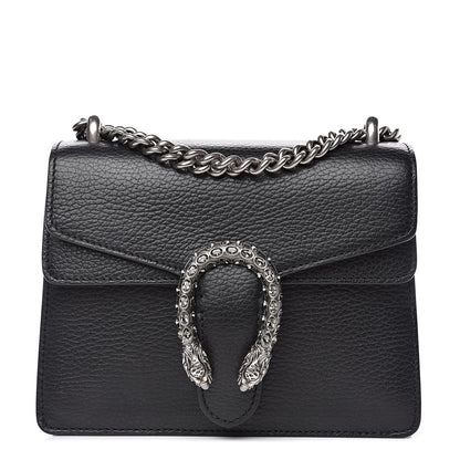 Gucci Calfskin Mini Dionysus Shoulder Bag Black 1 of 10