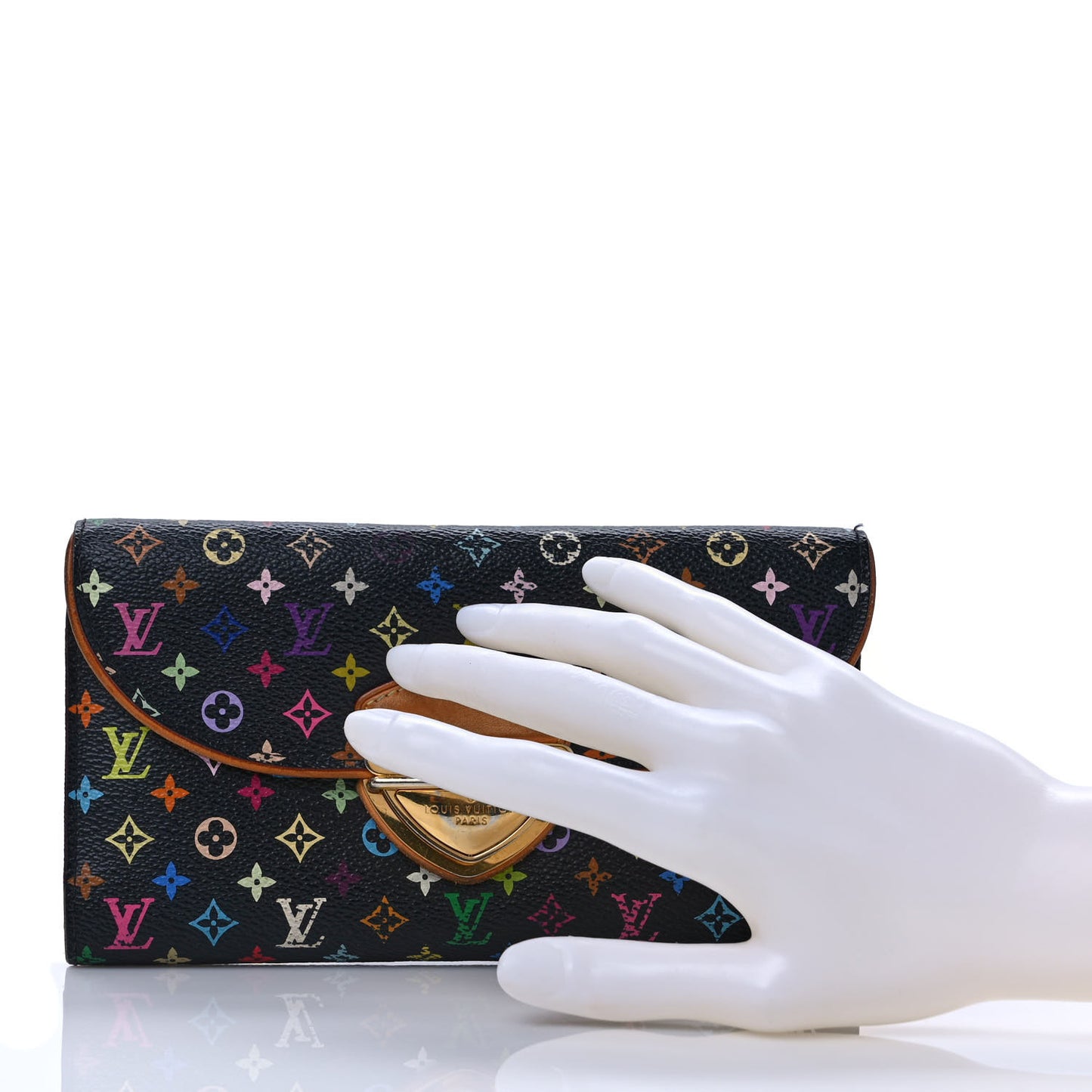 Monogram Multicolor Eugenie Wallet Black