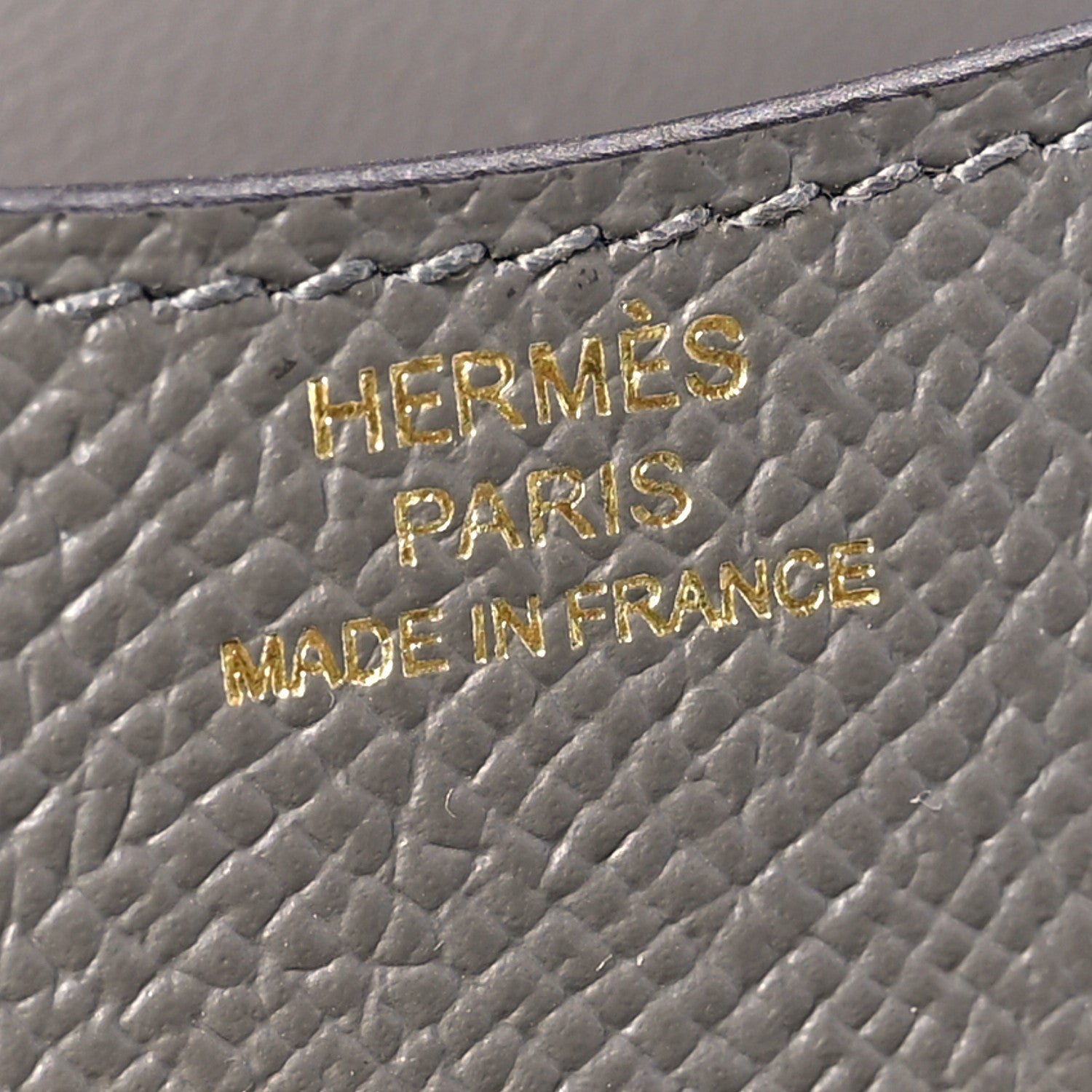 Hermes Epsom Constance Slim Wallet Gris Meyer 7 of 12