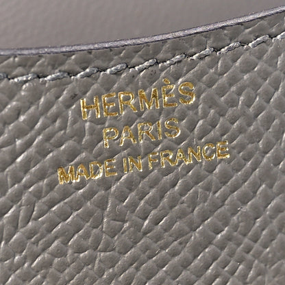 Hermes Epsom Constance Slim Wallet Gris Meyer 7 of 12