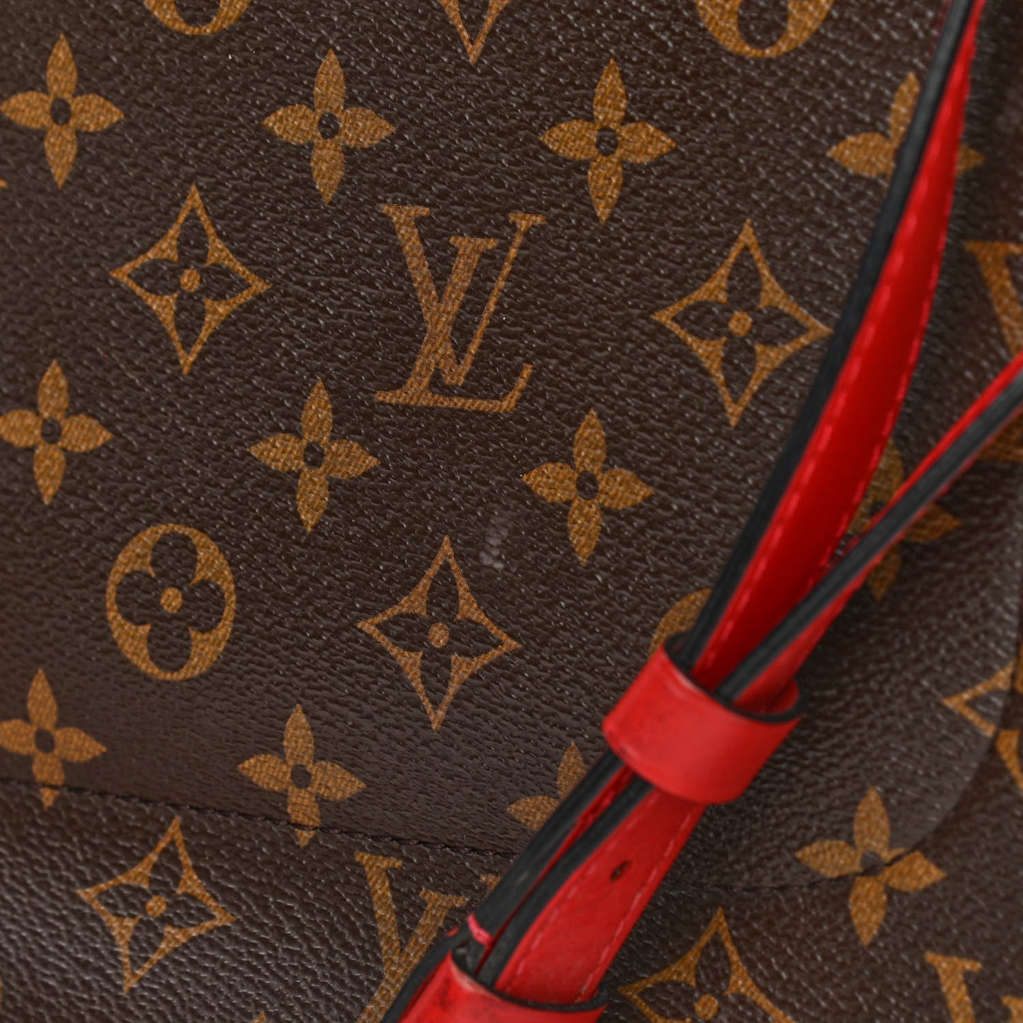 Monogram Flower Tote Coquelicot