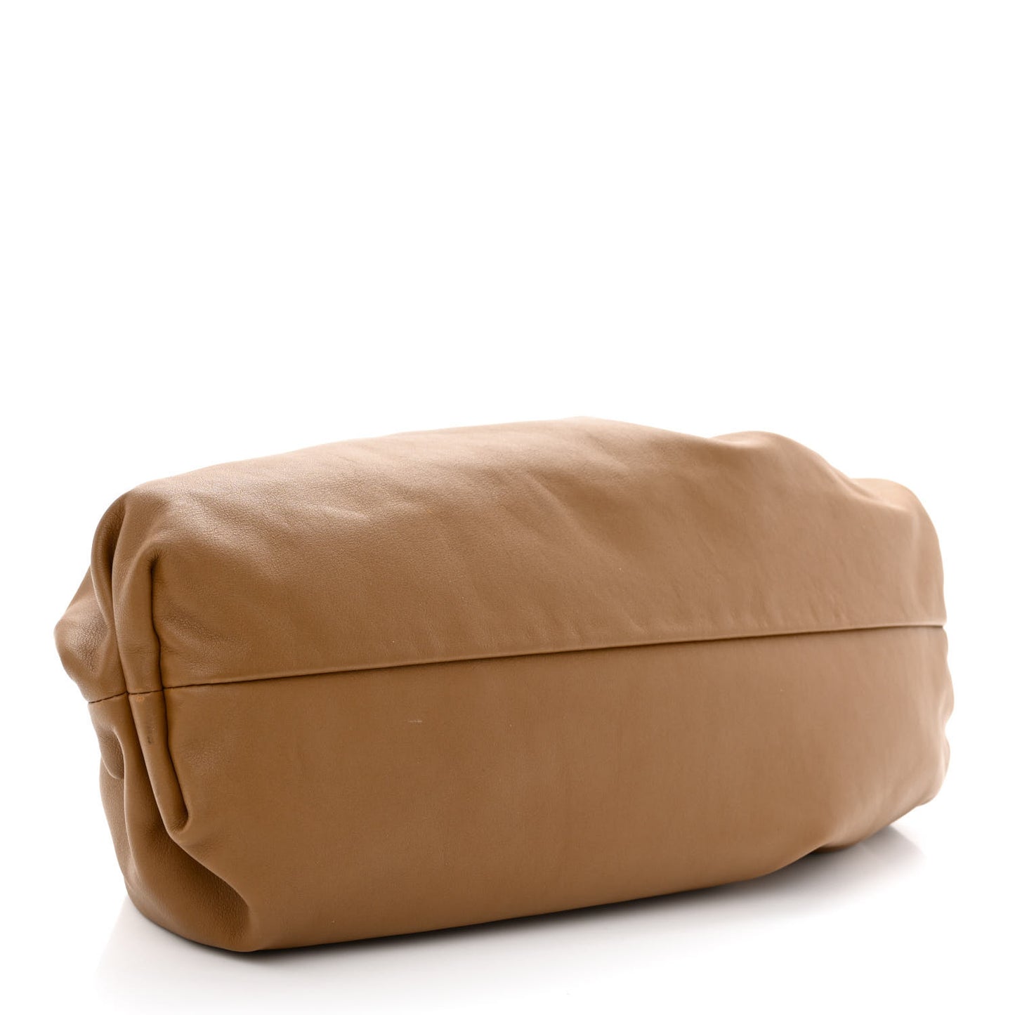 Smooth Butter Calf The Pouch Oversized Clutch Teak
