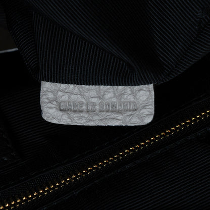 Burberry Heritage Grain Check Embossed Medium Dewsbury Tote Pale Grey 7 of 9