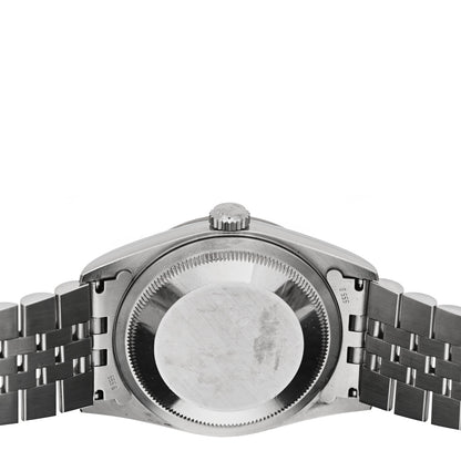 Rolex Stainless Steel 18K White Gold 36mm Oyster Perpetual Datejust Watch White Roman 16234 4 of 4