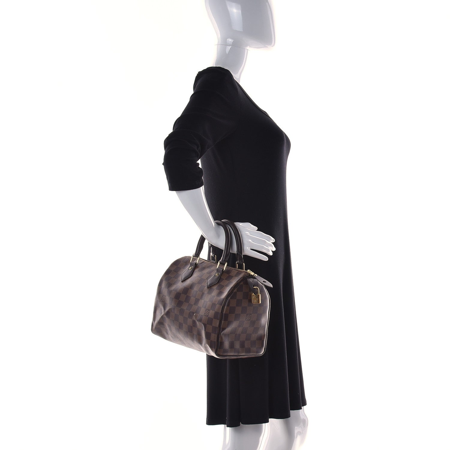 Louis Vuitton Damier Ebene Speedy 25 3 of 9