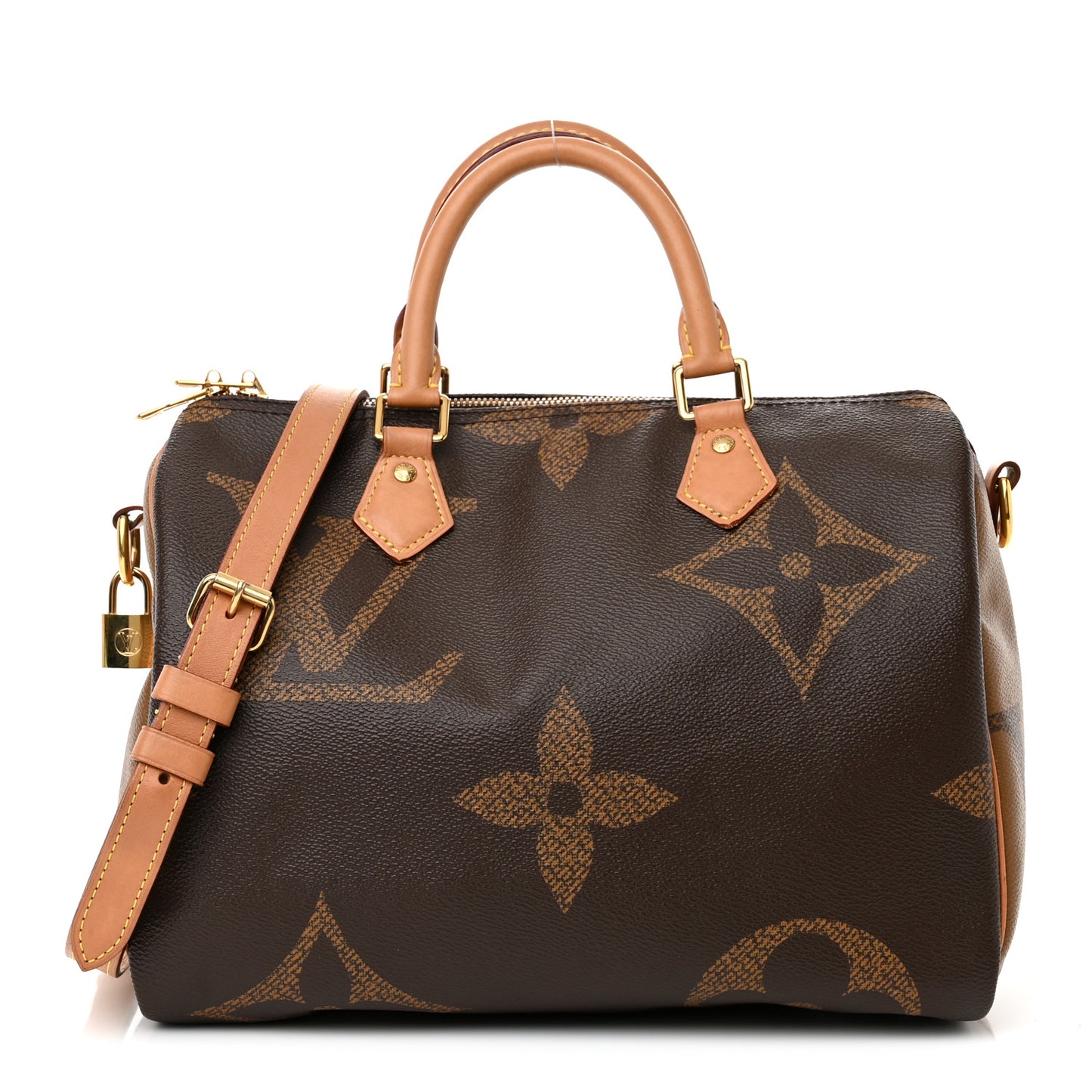 Reverse Monogram Giant Speedy Bandouliere 30