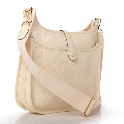Hermes Taurillon Clemence Evelyne III PM Nata 3 of 10