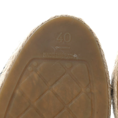 Chanel Suede Pearl CC Espadrilles 40 Teal 8 of 10