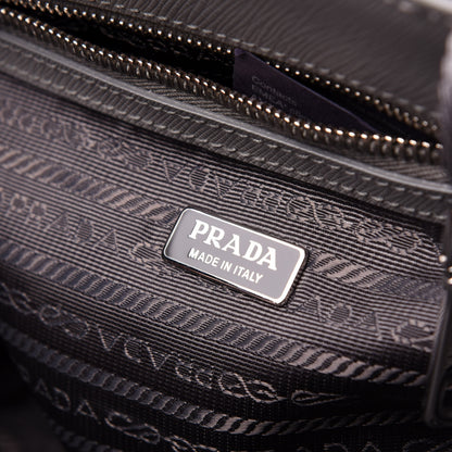 Prada Saffiano Lux Micro Galleria Shoulder Bag Ardesia 6 of 14