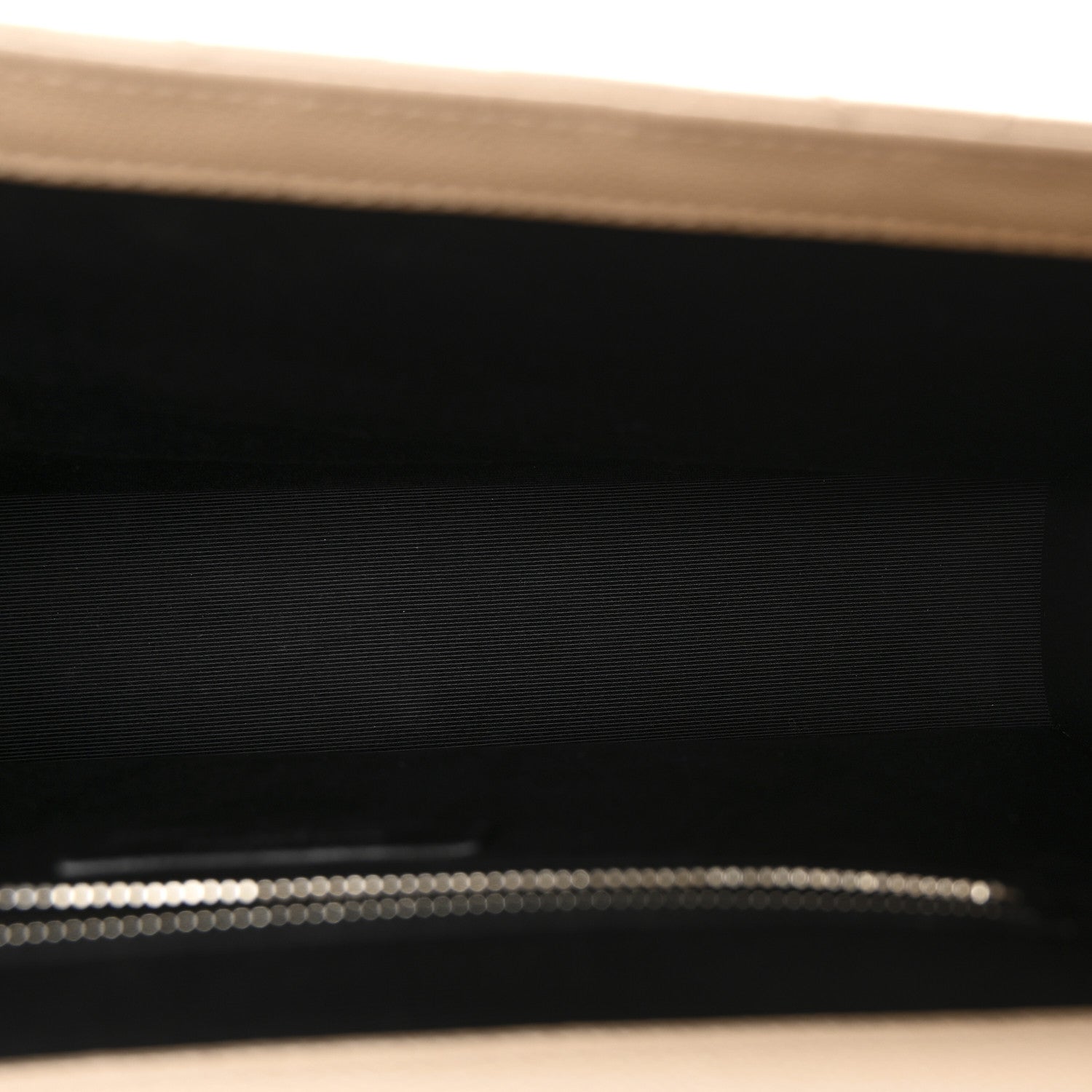 Saint Laurent Grain De Poudre Mixed Matelasse Large Triquilt Monogram Satchel Dark Beige 5 of 10