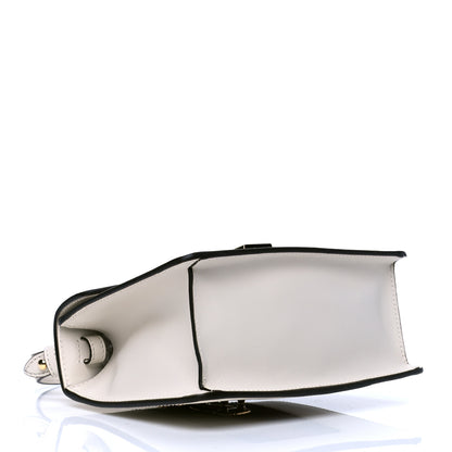 Gucci Calfskin Mini Sylvie Top Handle Bag White 3 of 5