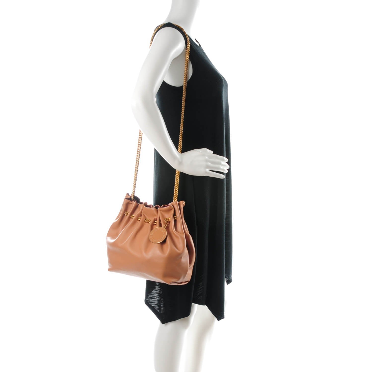 Stella McCartney Eco Alter Nappa Noma Soft Bucket Bag Nude 2 of 8