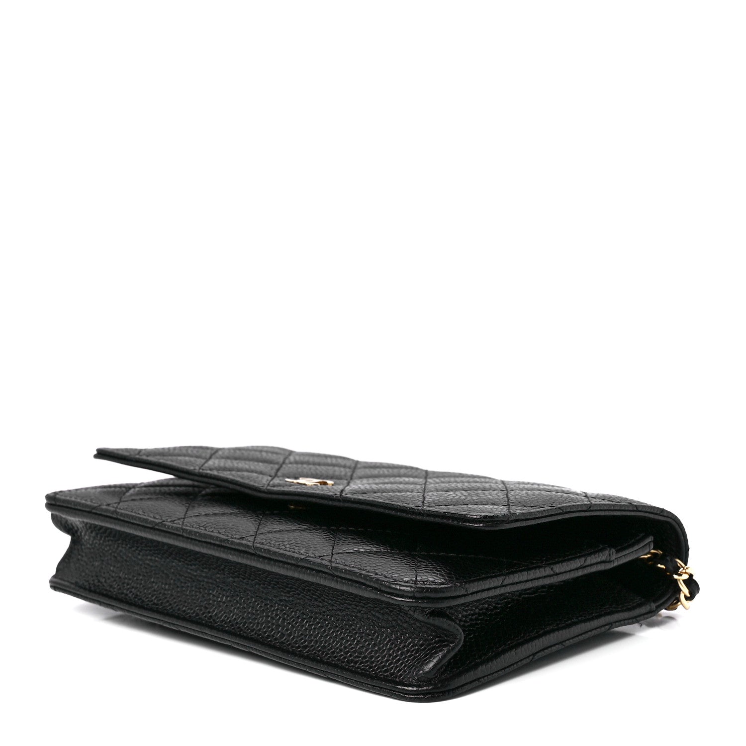 Chanel Caviar Quilted Wallet On Chain WOC Black 9 of 12