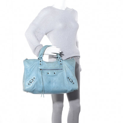 Balenciaga Chevre Work Sky Blue 2 of 11