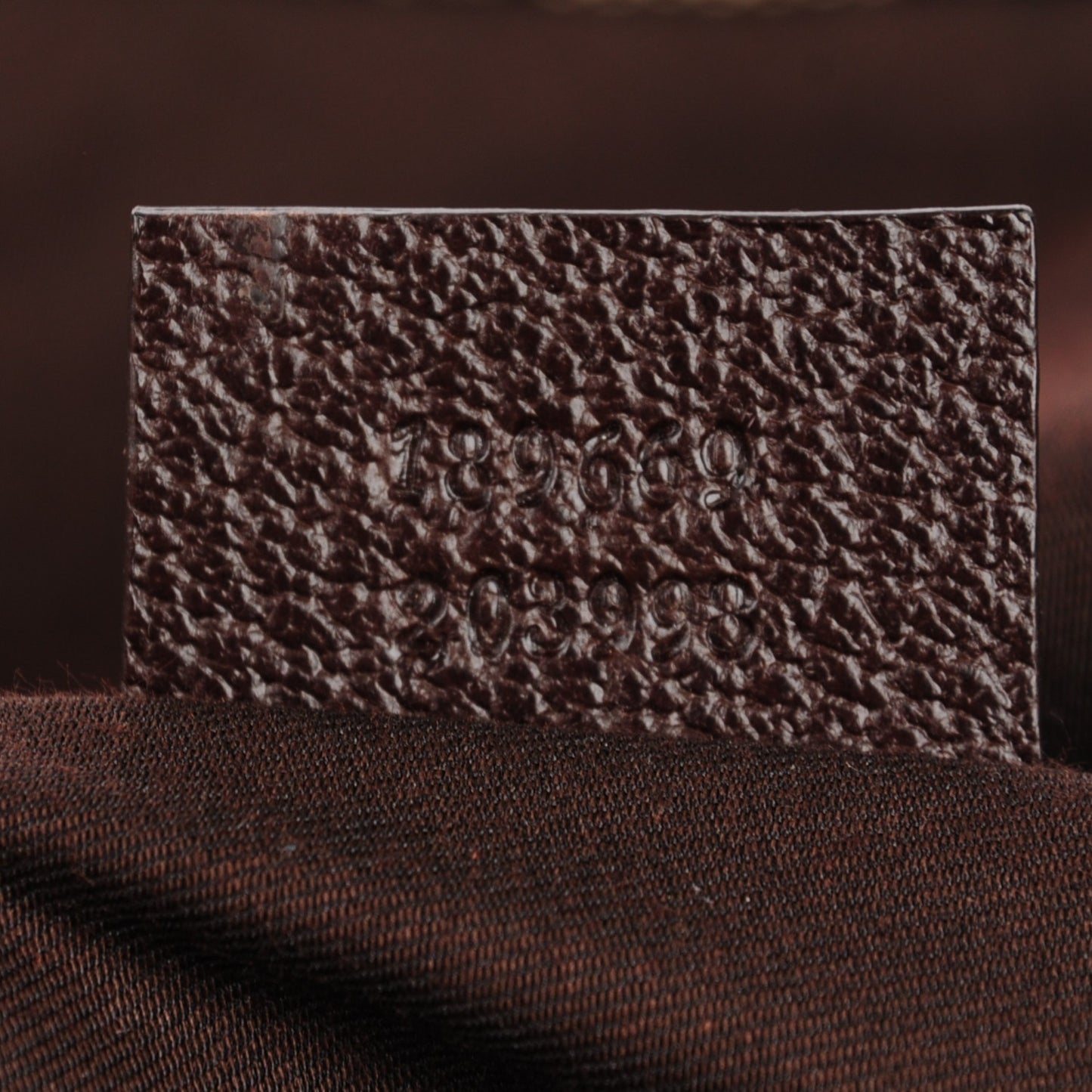 GG Monogram Medium Web Handle Vertical Tote Bag Dark Brown