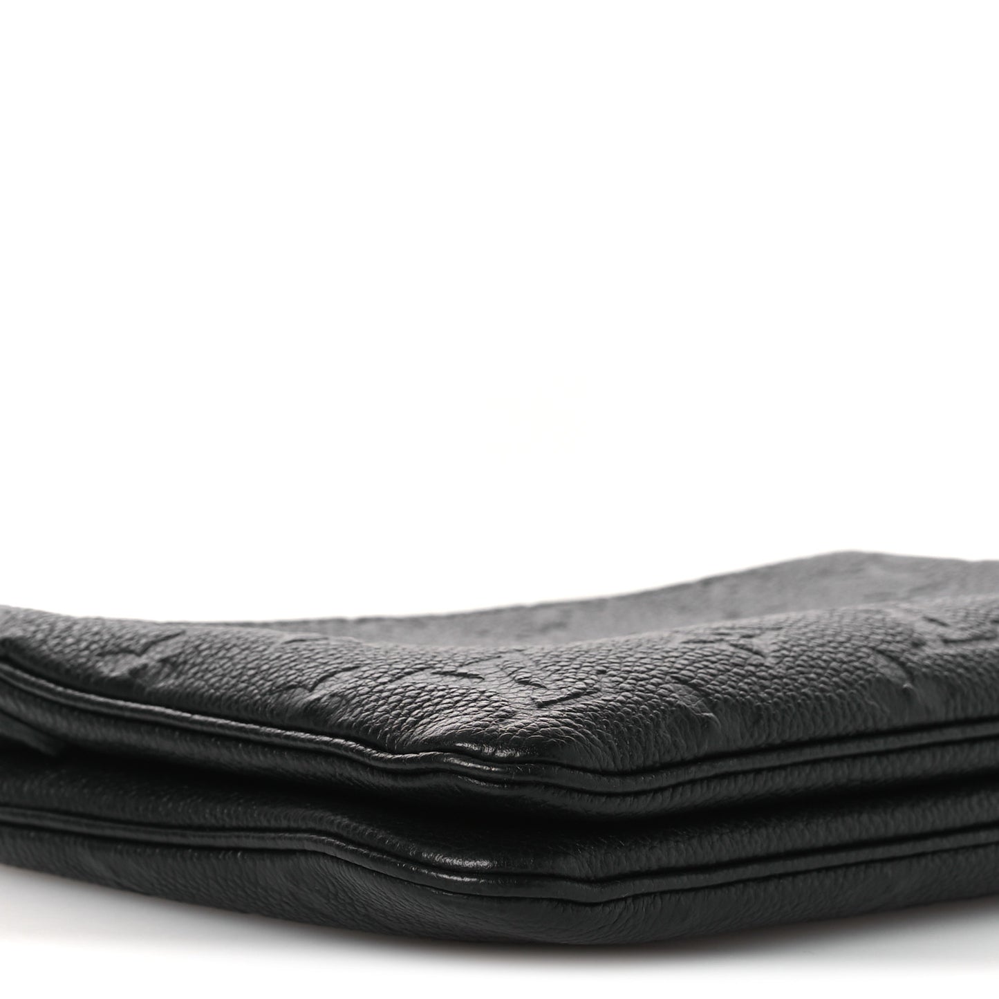 Empreinte Double Zip Pochette Black