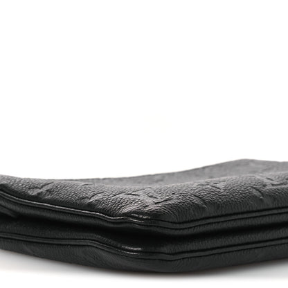 Louis Vuitton Empreinte Double Zip Pochette Black 8 of 12