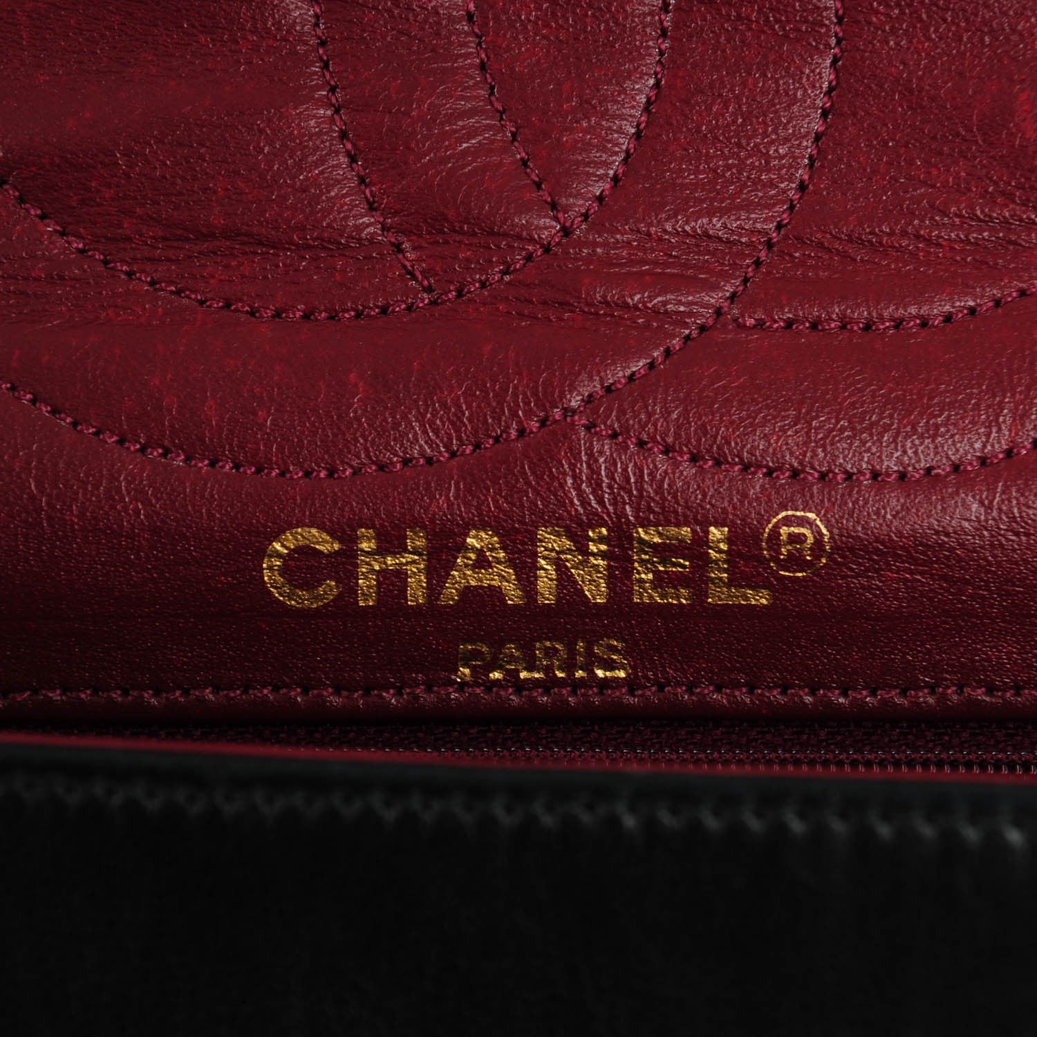 Chanel Lambskin Quilted Medium Double Flap Black 7 of 10
