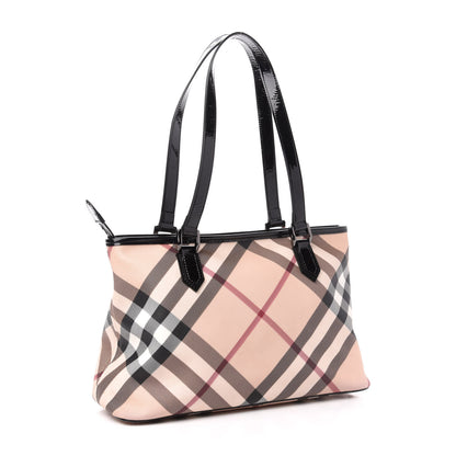 Burberry Supernova Check Regent Tote Black 3 of 10