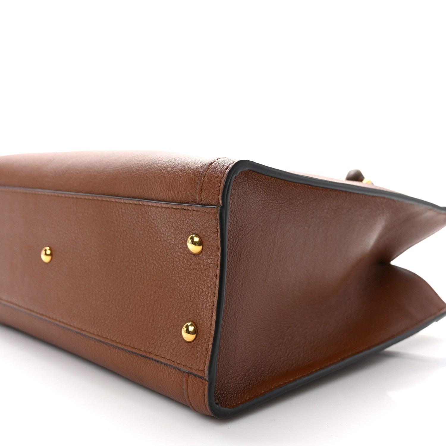 Gucci Wonka Grain Calfskin Small Diana Tote Bag Cuir 10 of 11