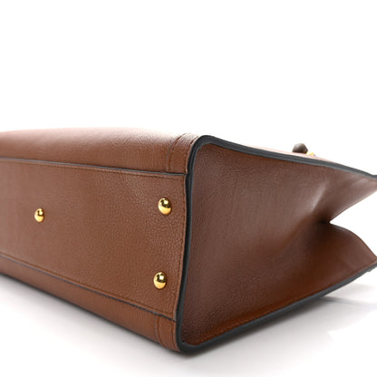 Gucci Wonka Grain Calfskin Small Diana Tote Bag Cuir 10 of 11