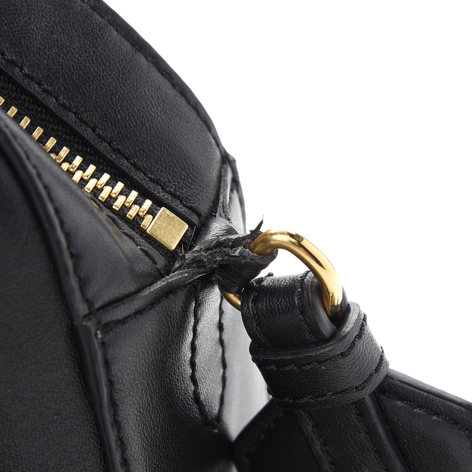 Stella McCartney Eco Alter Nappa Perforated Logo Mini Bag Black 8 of 8