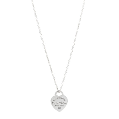 Sterling Silver Small Return to Tiffany Heart Pendant Necklace