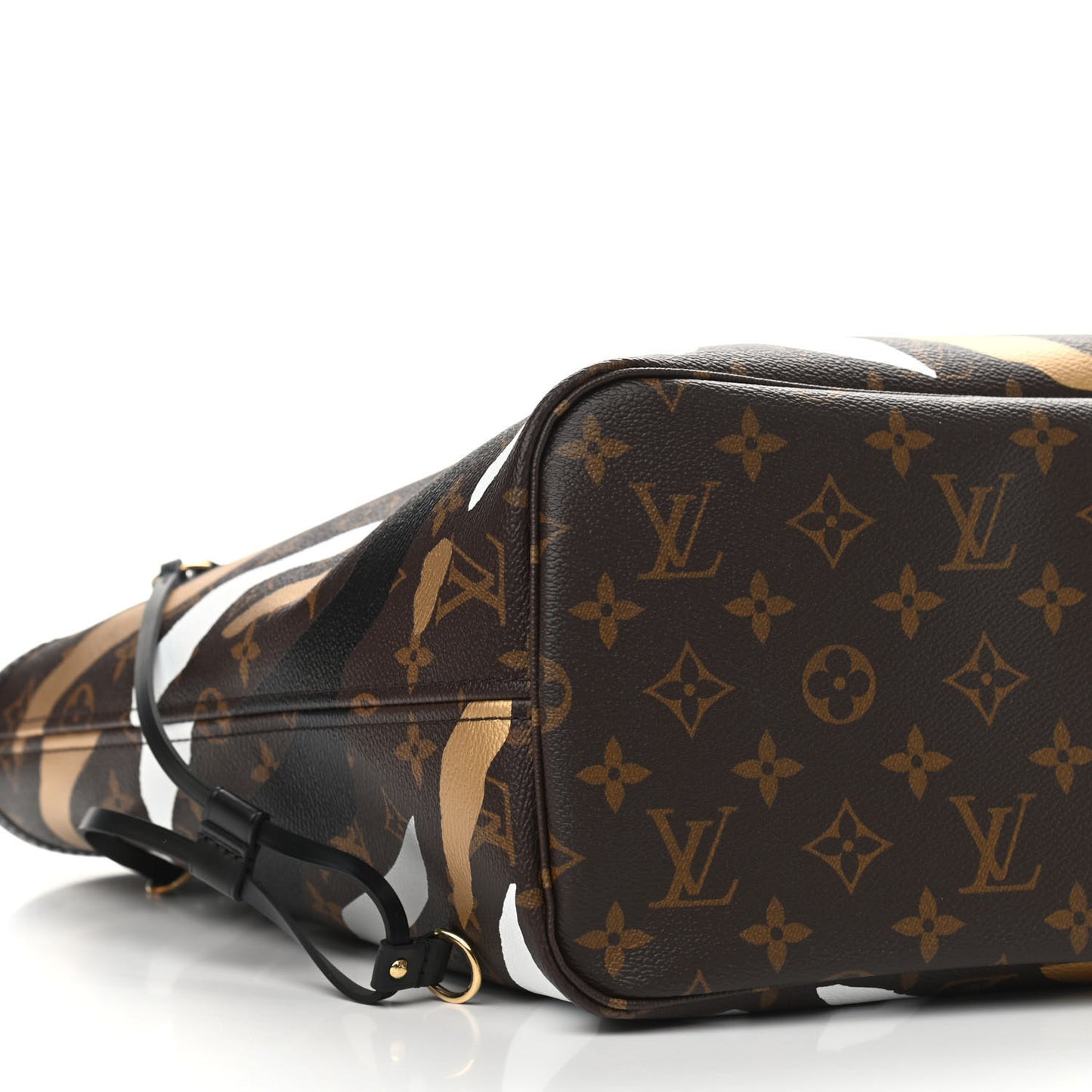 X LOL Monogram Neverfull MM Gold Silver
