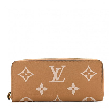 Louis Vuitton Empreinte Monogram Giant Clemence Wallet Arizona Creme 1 of 7