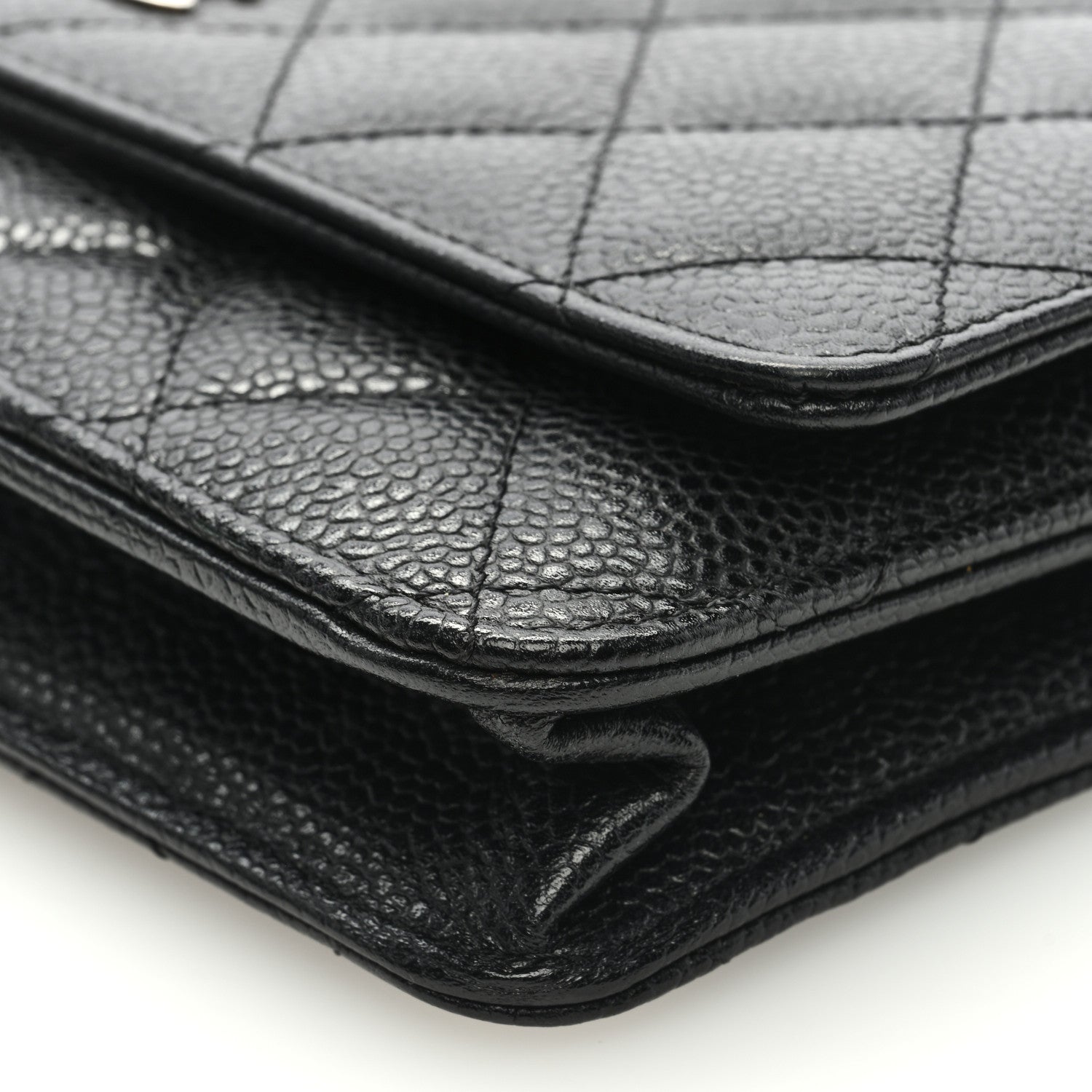 Chanel Caviar Quilted Wallet on Chain WOC Black 9 of 9