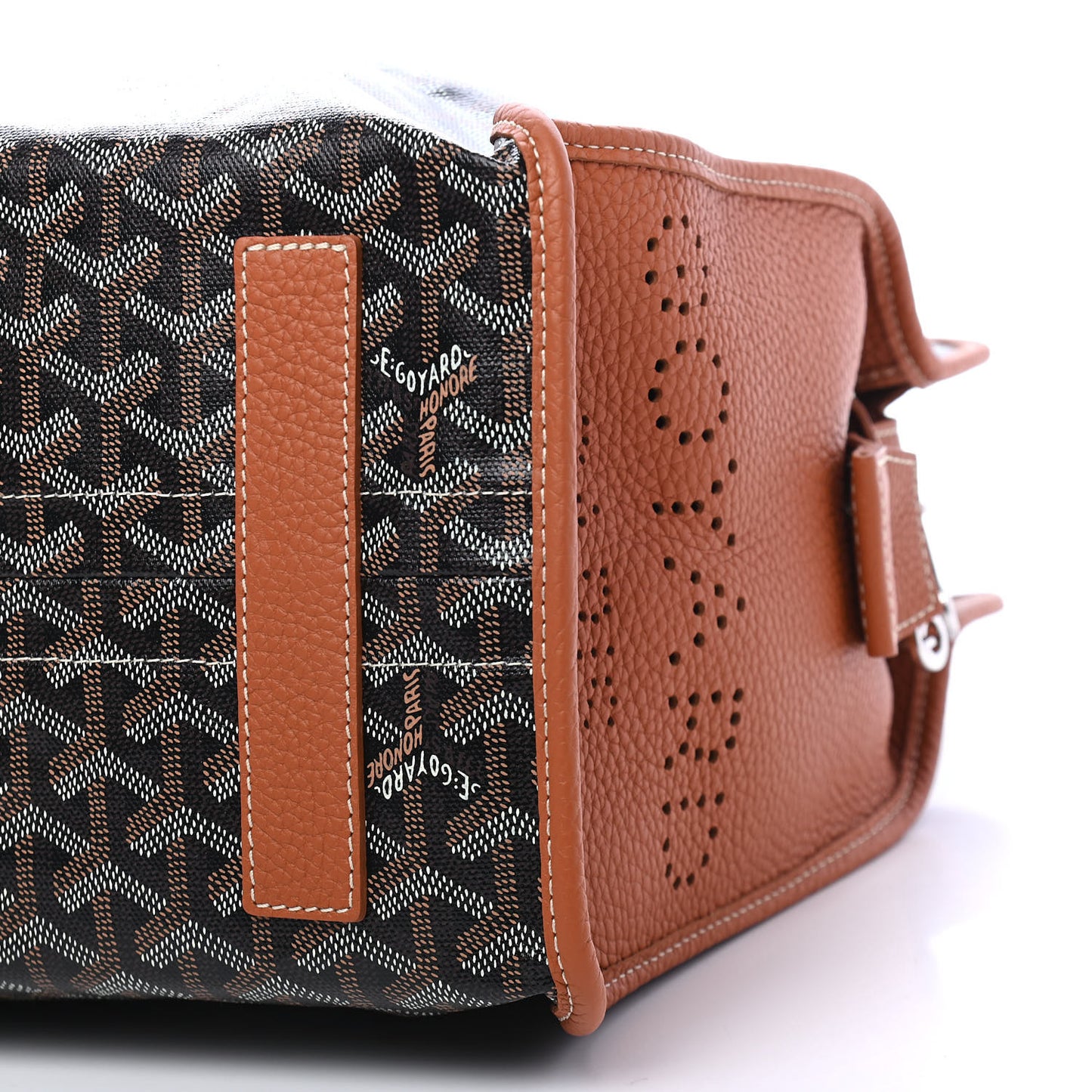 Goyardine Sac Hardy Pet Carrier PM Black Gold