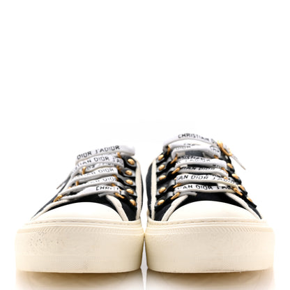 Christian Dior Canvas Walk'N'Dior Low Top Sneakers 36 Black 3 of 13