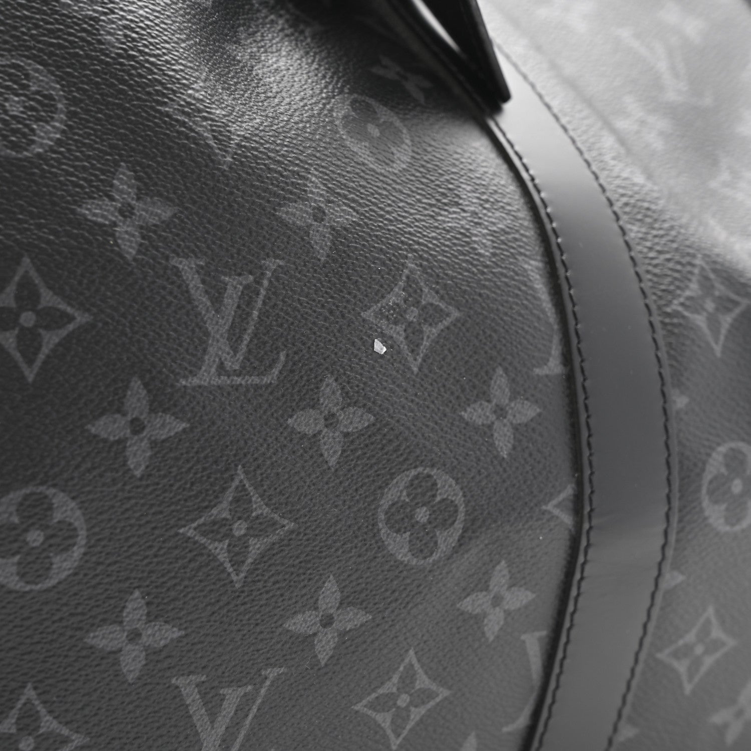 Louis Vuitton Monogram Eclipse Keepall Bandouliere 55 12 of 13