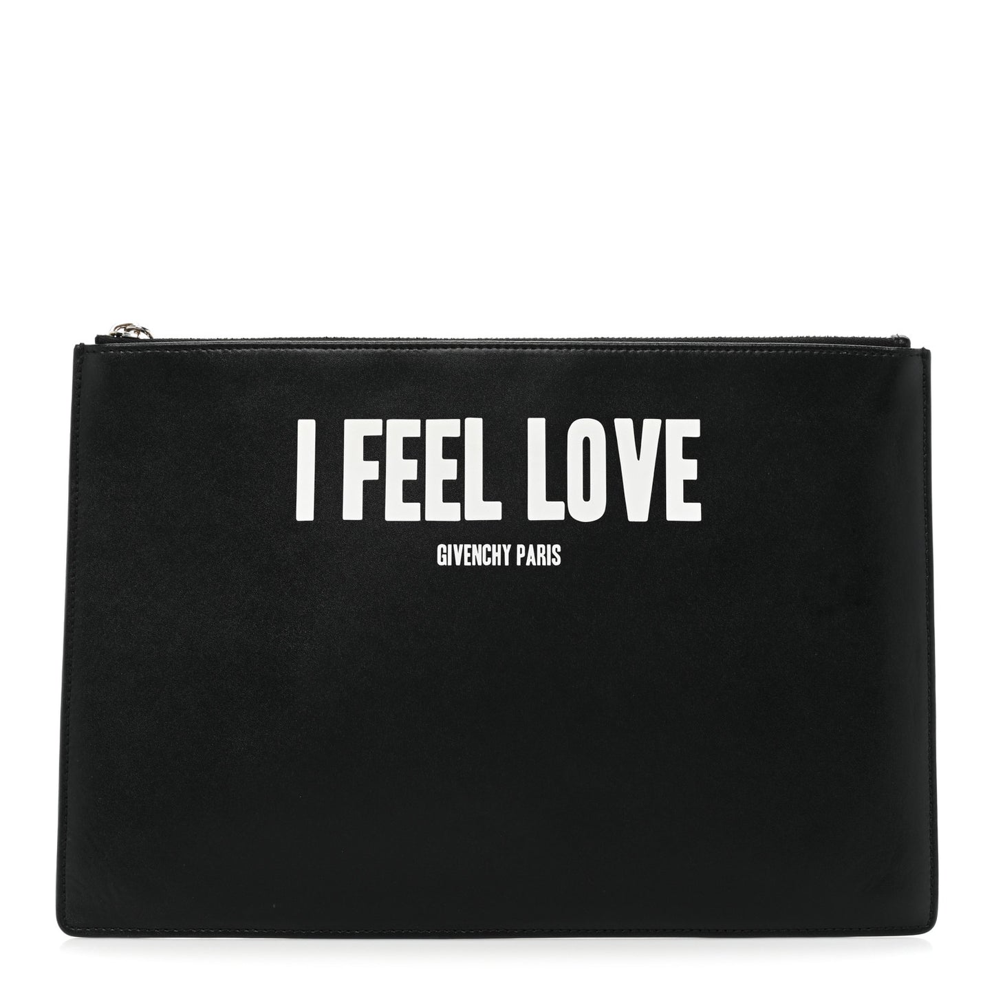 Calfskin I Feel Love Medium Pouch Black