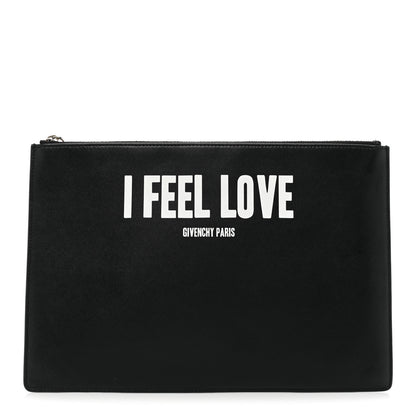 Givenchy Calfskin I Feel Love Medium Pouch Black 1 of 12