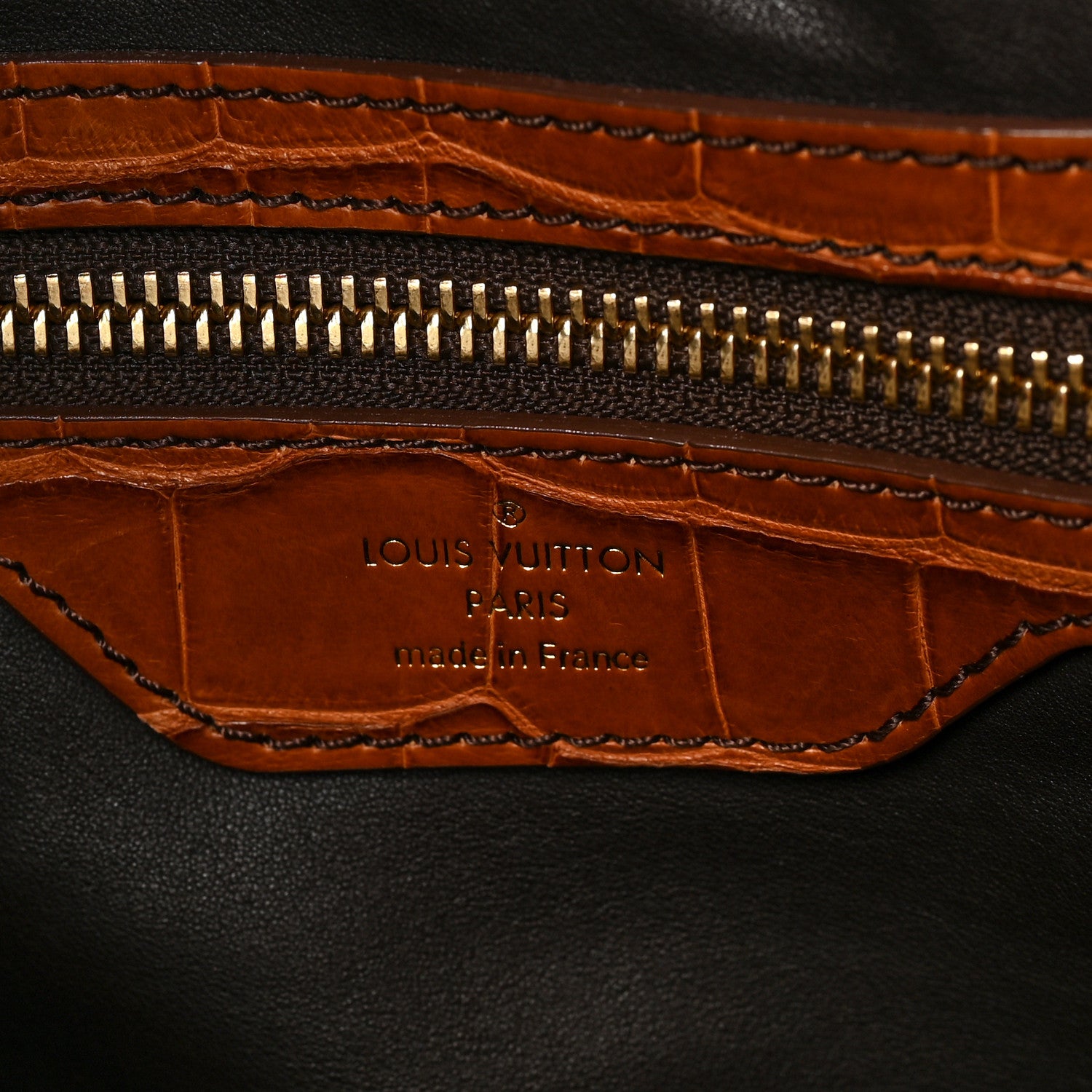 Louis Vuitton Monogram Alligator Trim Mahina XL 6 of 8